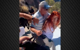 Αγωγιάτες επιτέθηκαν σε ακτιβίστριες στη Σαντορίνη που διαμαρτύρονταν για τη χρήση γαϊδουριών στη μεταφορά τουριστών…